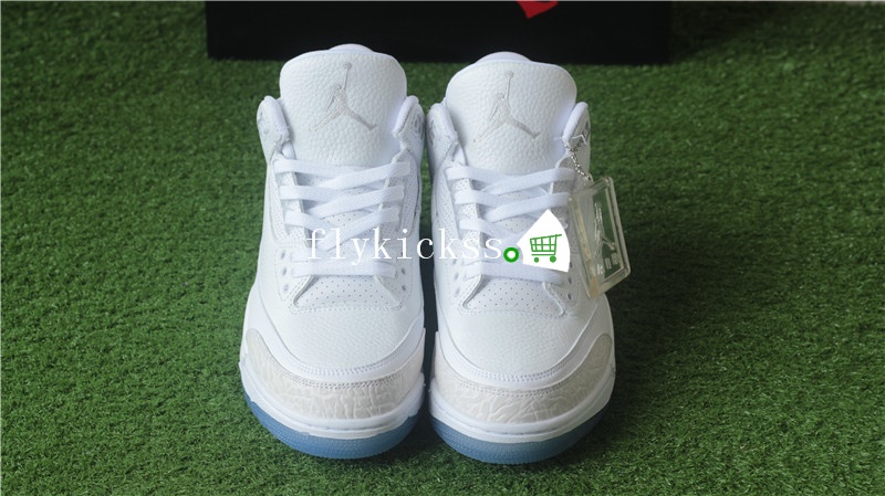 Authentic Air Jordan 3 Pure White